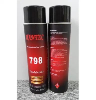Adesivo em spray aerossol Sbs/amplamente utilizado nas indústrias